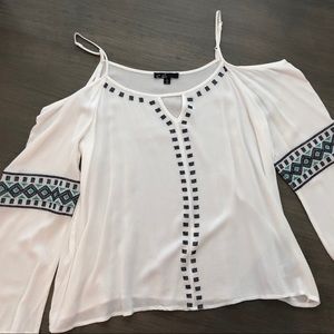 C. Luce Cold Shoulder Blouse
